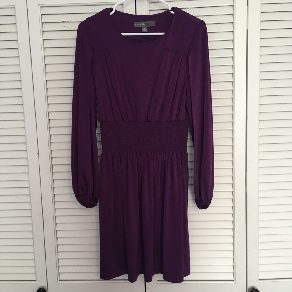 Silky Plum Cocktail Dress